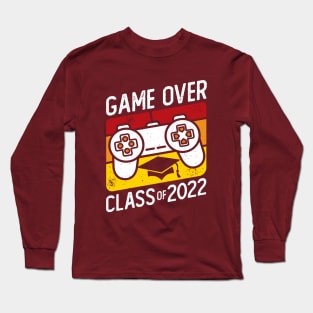 Game Over Class of 2022 Video Game Gamer Long Sleeve T-Shirt